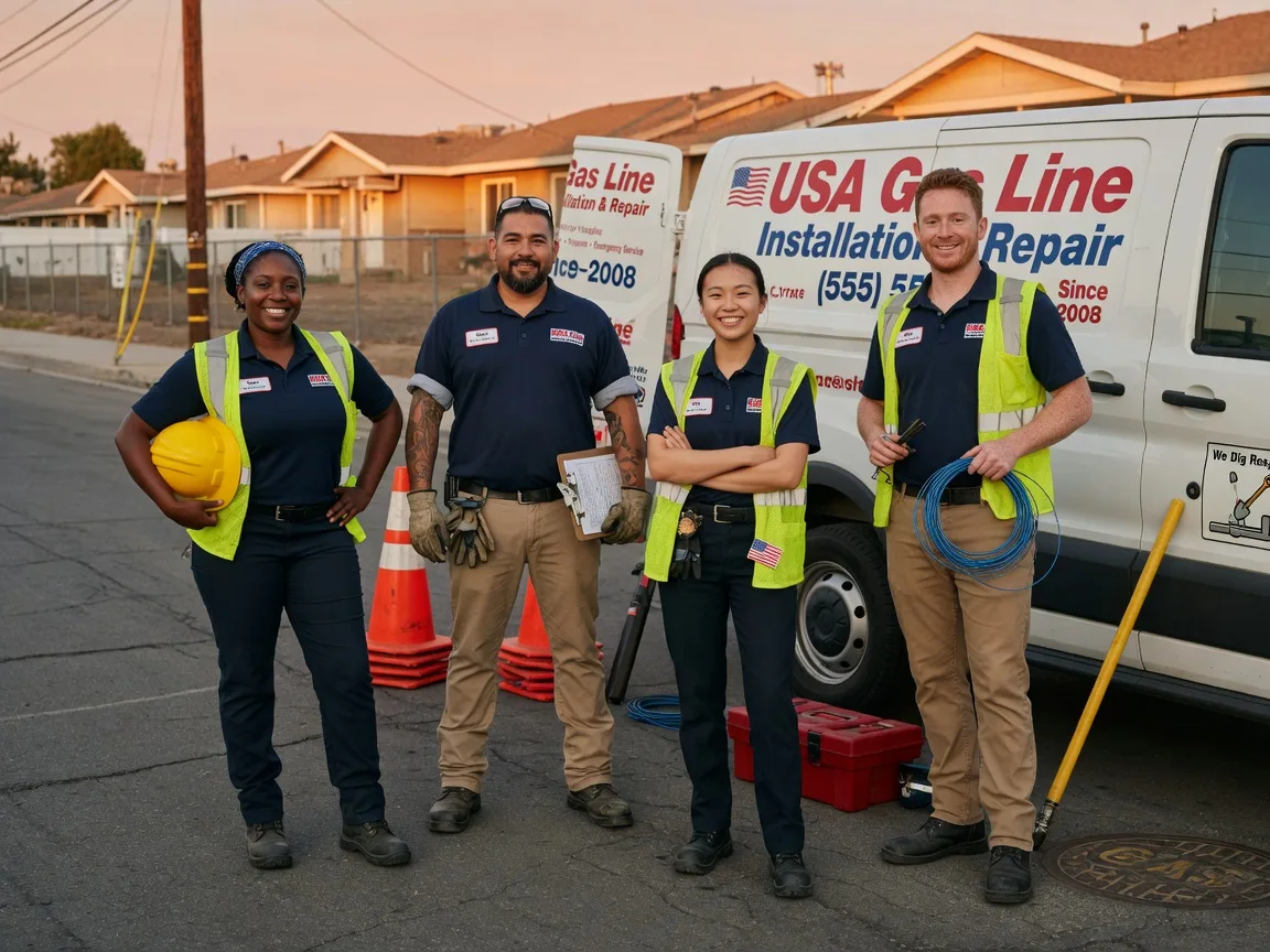 Gas Line Installation company in Oak Grove, LA